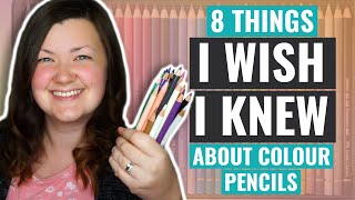 8 Things I Wish I Knew As a BEGINNER Colour Pencil Artist [upl. by Esinek27]