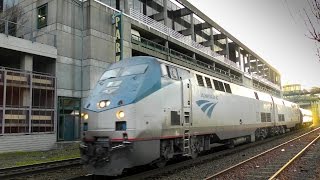 Seattle to Leavenworth WA Snow Train 4K [upl. by Follansbee]