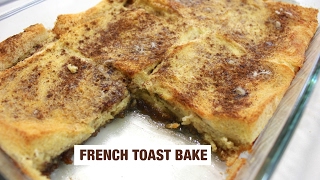 Baked French Toast French Toast Casserole Overnight [upl. by Musette252]