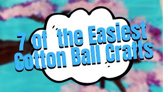 Cotton Ball Crafts  Easy Crafts for Preschoolers and Kids [upl. by Lord]