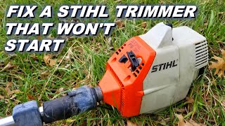 Fixing a Stihl trimmer FS36 that wont start [upl. by Rainie]