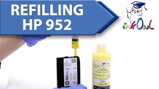 How to refill HP 952 953 954 955 956XL Ink Cartridges [upl. by Enautna]