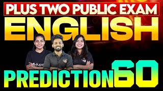 Plus Two Public Exam English  Prediction 60  Eduport Plus Two [upl. by Modnarb]