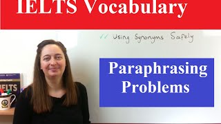 Vocabulary for IELTS Paraphrasing Tips [upl. by Leryt]