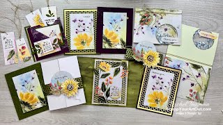 August 2022 Sweet Sunflowers PP Kit Alternate Ideas [upl. by Lledal394]