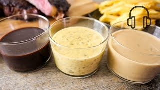 3 French Steak Sauce Recipes [upl. by Leonore]