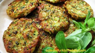 Courgettezucchini fritters Mucver [upl. by Leen480]