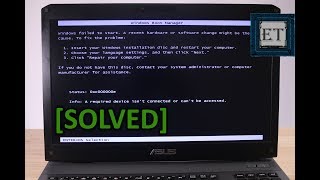 Solved Windows Failed to Start A Recent Hardware or Software Change Might Be The Cause [upl. by Emyam734]