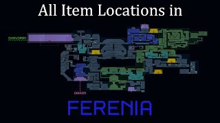 Metroid Dread  Ferenia All Items [upl. by Dixie]