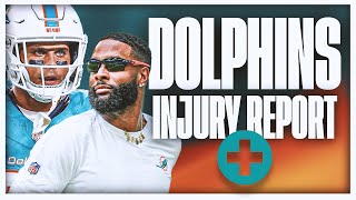 Miami Dolphins Vs Patriots Injury Updates amp More [upl. by Tenneb872]