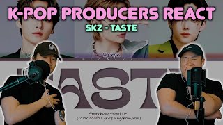 Musicians react amp review ♡ SKZ  TASTE [upl. by Nuahsor]