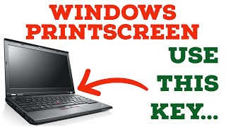 How to Print Screen Screenshot on a Windows Laptop [upl. by Theodoric]