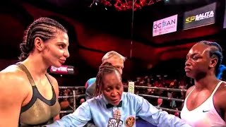 CLARESSA SHIELDS VS CHRISTINA HAMMER MIDDELWEIGHT WORLD TITLE UNIFICATION [upl. by Fanchie472]