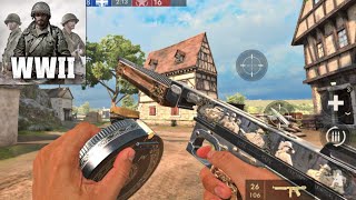 WORLD WAR HEROES WW2 FPS  ANDROID GAMEPLAY [upl. by Eward154]