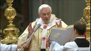 Pope Benedict XVI Christmas mass 24 12 2011 [upl. by Rilda731]