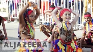 Barranquilla carnival celebrates Colombian folklore [upl. by Burg758]