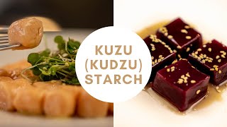 Kuzu Kudzu starch  2 modernist recipes [upl. by Lombardy]