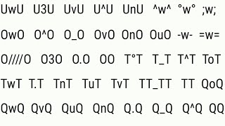 Meanings of All Simple Emoticons  Part 4  How to Type Emoticons in Text Messages amp Comments [upl. by Barta]