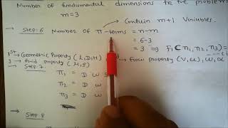 buckingham pi theorem determining pi terms [upl. by Ardnazxela830]