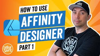 Tutorial Affinity Designer for Beginners  Step by Step Learn how to use Affinity Designer Part 1 [upl. by Mihar]