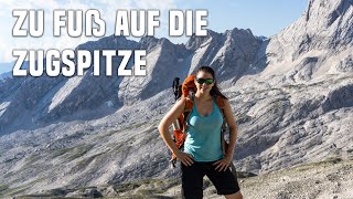 Zugspitze Wanderung übers Gatterl  zu Fuß auf Deutschlands höchsten Berg [upl. by Jacqueline]