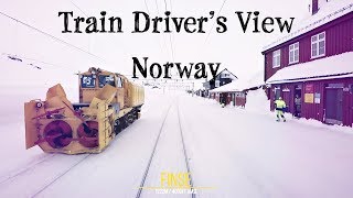 TRAIN DRIVERS VIEW Morning express from Bergen bound for Oslo [upl. by Harrad]