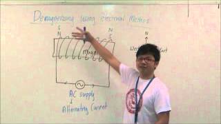 Demagnetising by Electrical Method [upl. by Ademordna212]