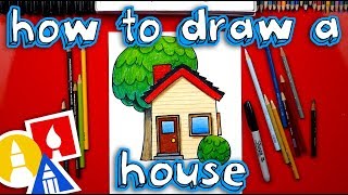 How To Draw A House Emoji 🏡 [upl. by Nessi266]