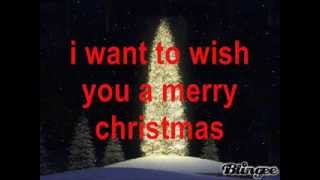 i want to wish you a merry christmas wlyrics [upl. by Oppen302]