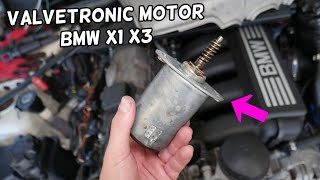 HOW TO REPLACE VALVETRONIC MOTOR ON BMW X3 X1 BMW E83 E84 [upl. by Sikras]