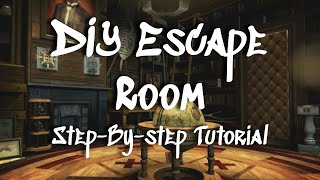 DIY Escape Room  StepByStep Tutorial  Moderate Difficulty Travel Theme Room for Adults amp Teens [upl. by Almond899]