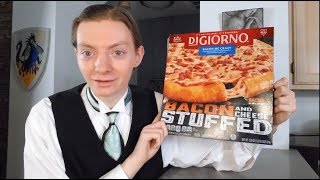 DiGiorno Bacon amp Cheese Stuffed Crust Pizza Review [upl. by Robinett]