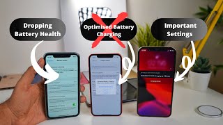 Very Important Settings Optimised Battery Charging  Save your iPhone battery health [upl. by Sharity]