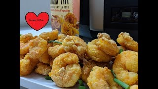 LOUISIANA CRISPY SHRIMP FRY FRIED SHRIMP AIR FRYER [upl. by Borreri821]