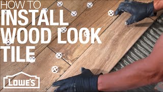 How To Install Wood Look Tile [upl. by Treat]