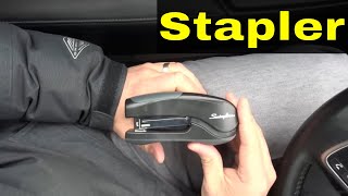 How To Refill A StaplerTutorial For Putting More Staples In [upl. by Chamberlain]