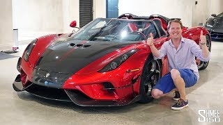 My First Drive in a KOENIGSEGG REGERA [upl. by Zilada150]