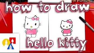 How To Draw Hello Kitty New Lesson With Color [upl. by Ynnij]