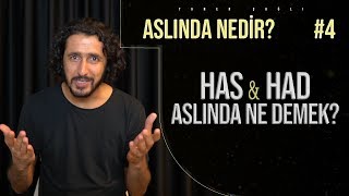 Has amp Had Aslında Ne Demek  ASLINDA NEDİR 4  Taner Çağlı [upl. by Nyleve35]