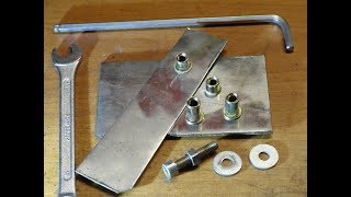 DIY Rivnut HOW to use riveter bolt WITHOUT riveter tools [upl. by Kletter]