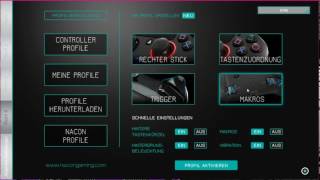 Nacon Revolution Pro Controller How to Software Einstellungen und Übersicht [upl. by Encratis]