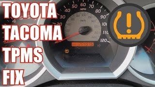 TOYOTA TACOMA TPMS FIX [upl. by Johns835]