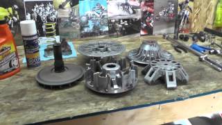 Servicing Maintain Canam Clutches [upl. by Irab327]