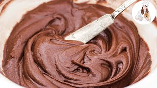 One Minute Chocolate Frosting Recipe [upl. by Nedia]