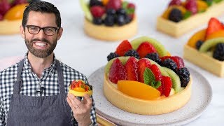 The BEST Fruit Tart Recipe [upl. by Kucik564]