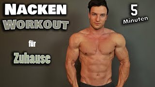 Extremes Nacken Workout für Zuhause  5 Minuten ohne Geräte [upl. by Ynots552]