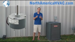 How to Replace an Condenser Fan Motor  HVAC AC Motor Install [upl. by Ivey]