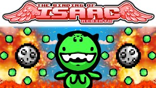 The Binding of Isaac REBIRTH IPECAC  QUAD SHOT  LOKIS HORNS  ORBITING TEARS [upl. by Theodor]