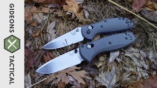 Benchmade Mini Griptilian Vs Mini Barrage [upl. by Serica]