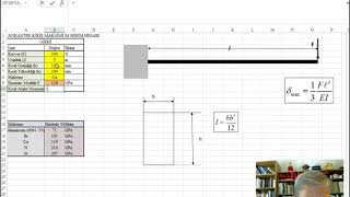 Excelde Hesaplama Örnekleri  Kiriş Hesabı [upl. by Zetana]